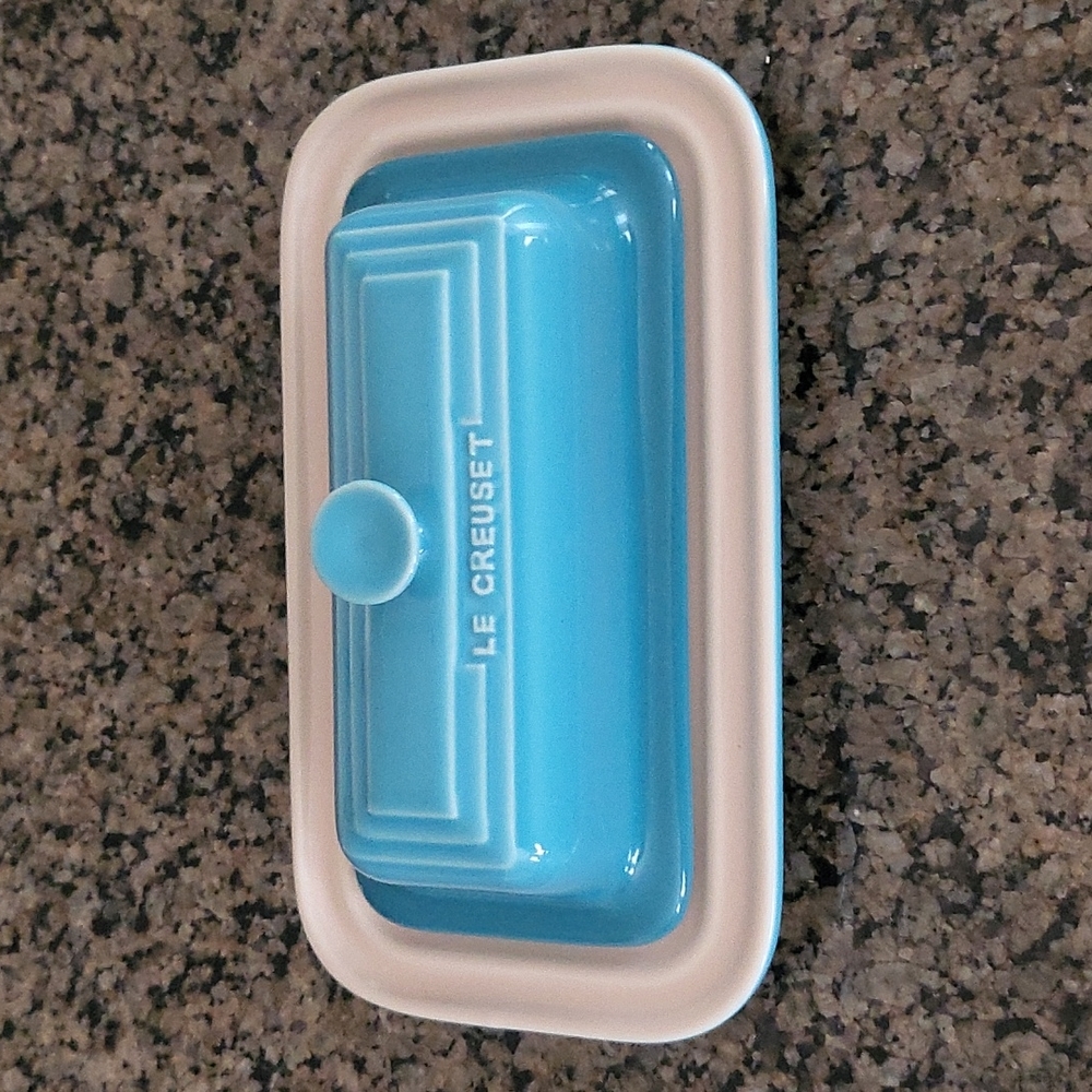 Le Creuset Stoneware Butter Dish Turquoise